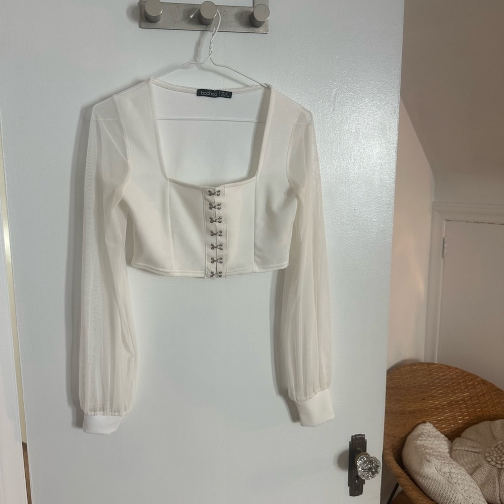 Boohoo corset longsleeve